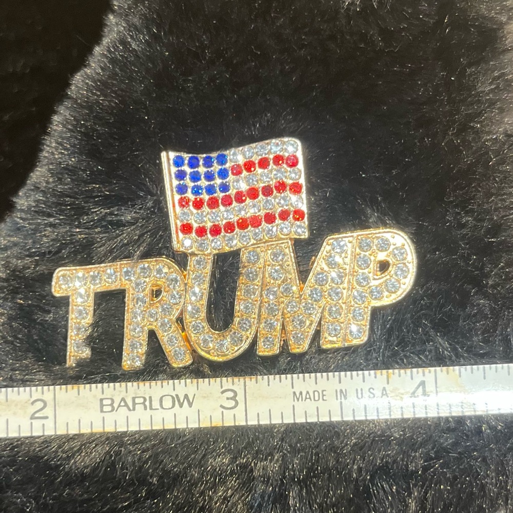 Trump Donald Trump Novelty Brooch Pin - Picture 2 of 2